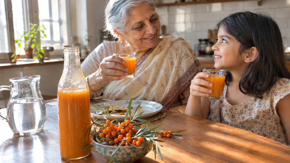 Sea Buckthorn Juice for Kids and Elderly: Is It Safe for the Whole Family?