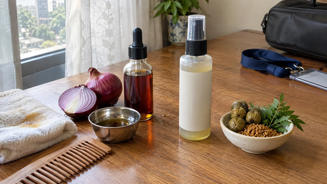 Onion Oil vs Ayurvedic Hair Spray: Which Works Better for Regrowth?