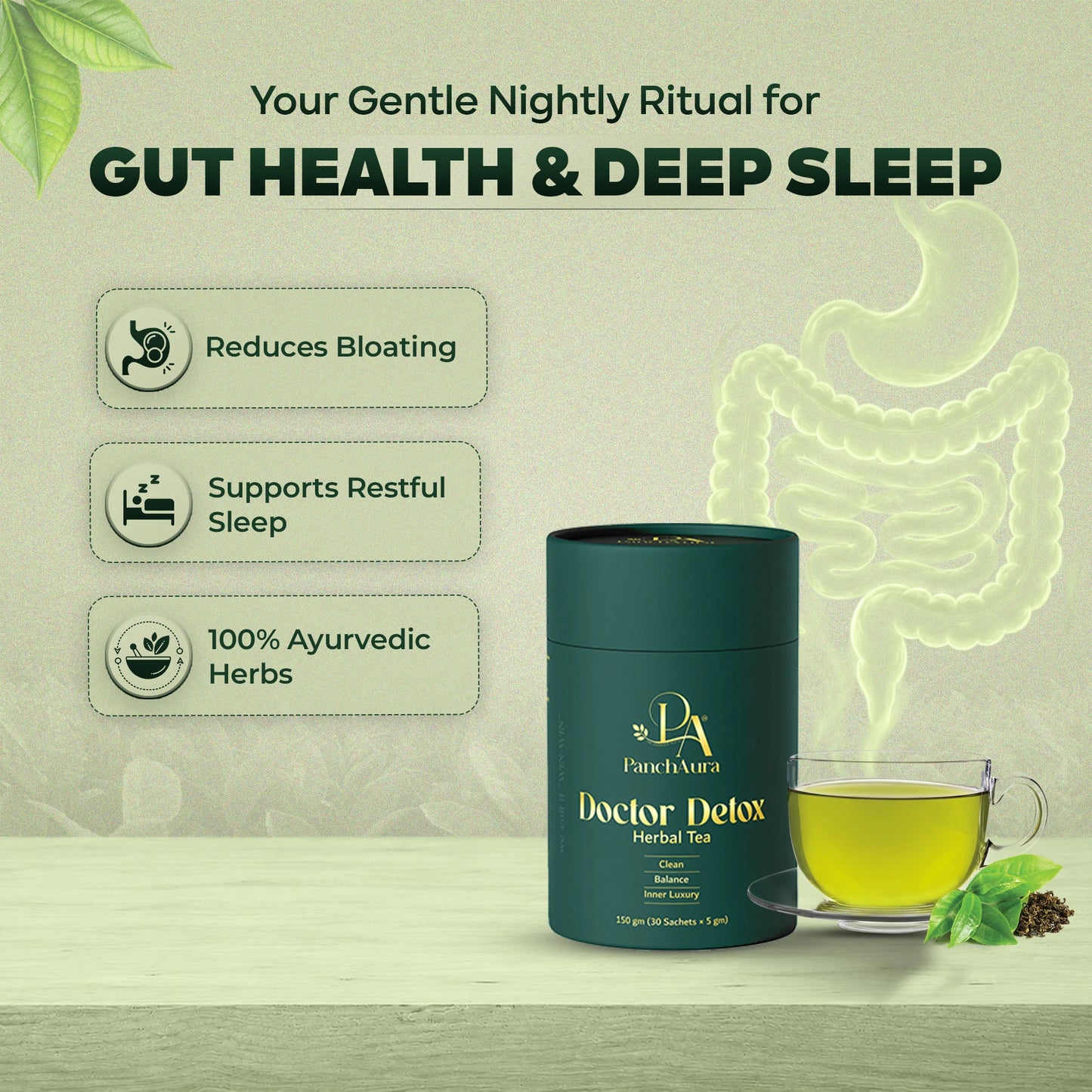 Doctor Detox (Ayurvedic Nightly Detox Tea for Gut & Sleep)