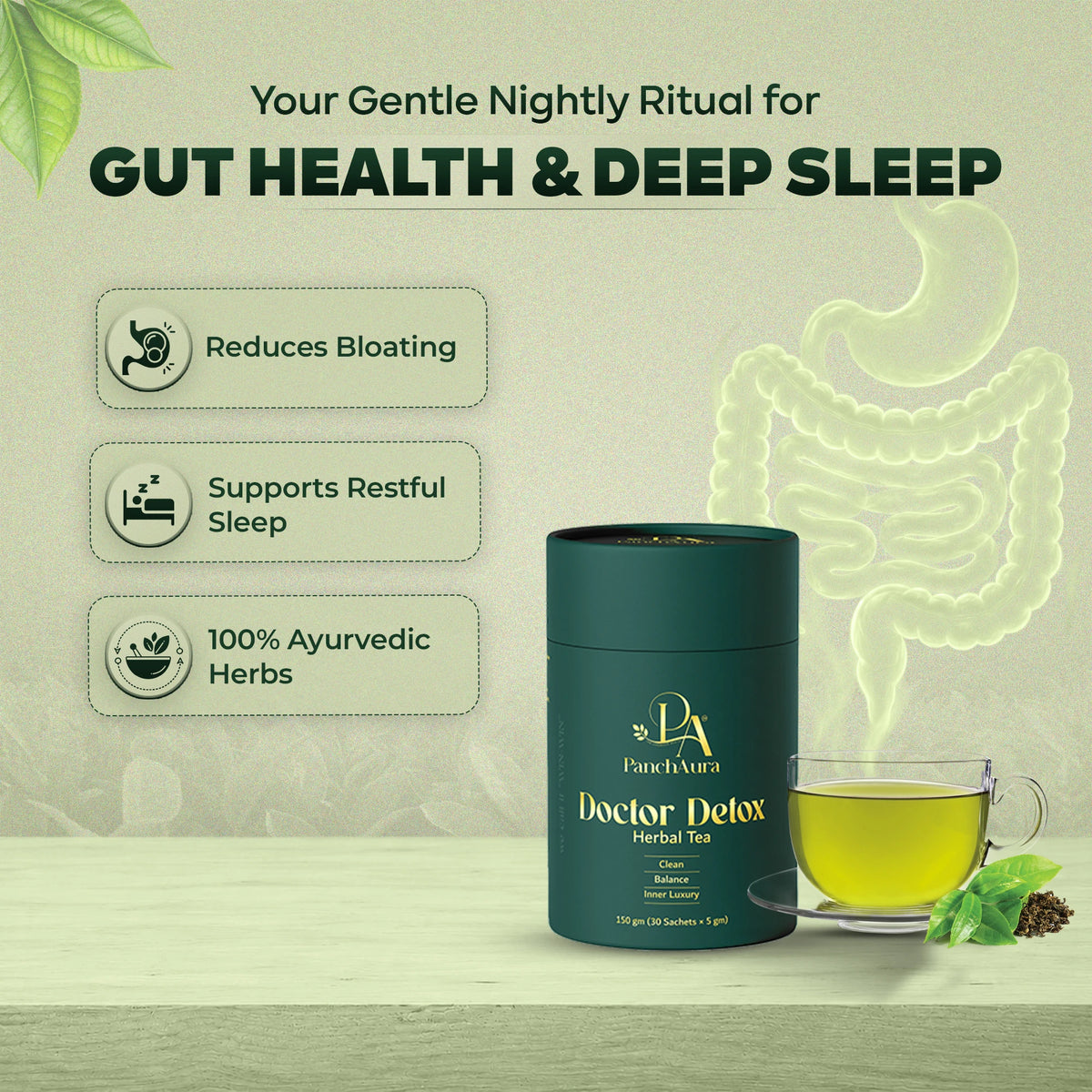 Doctor Detox (Ayurvedic Nightly Detox Tea for Gut & Sleep)