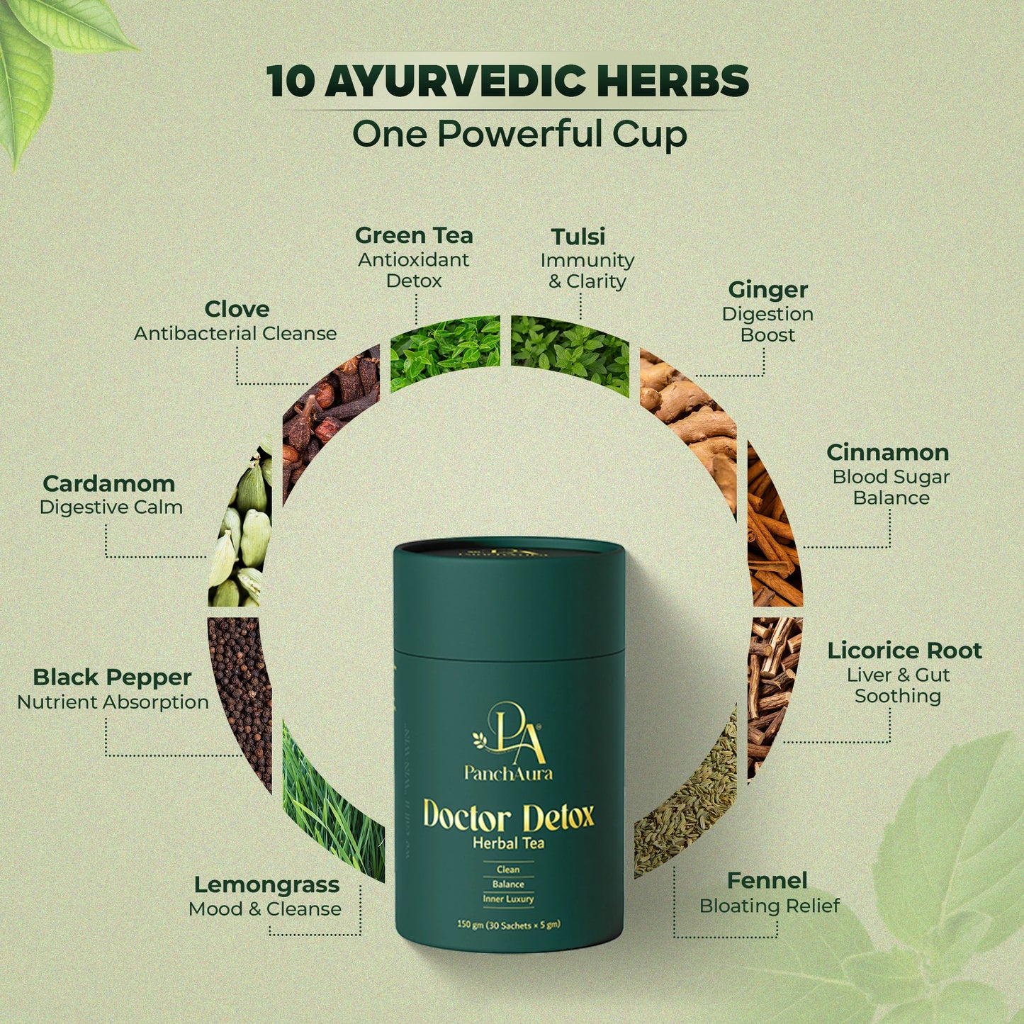 Doctor Detox (Ayurvedic Nightly Detox Tea for Gut & Sleep)