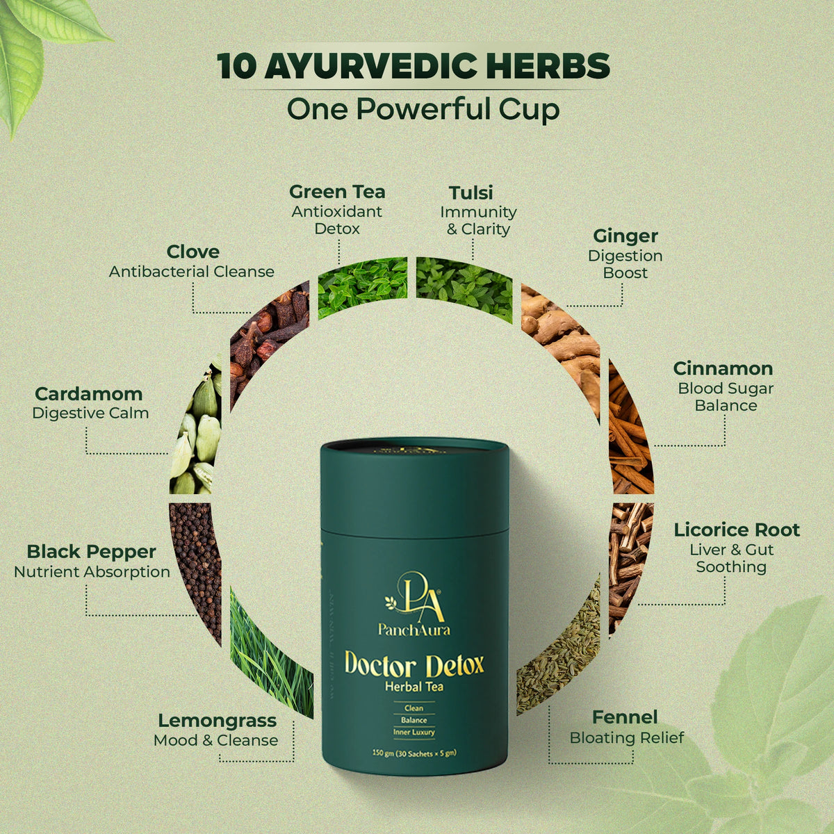 Doctor Detox (Ayurvedic Nightly Detox Tea for Gut & Sleep)