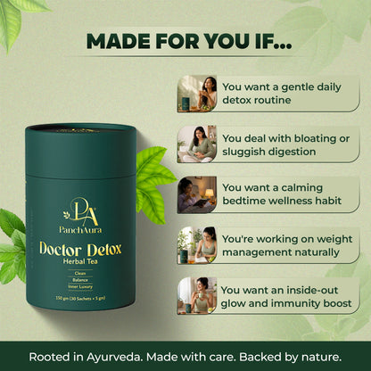 Doctor Detox (Ayurvedic Nightly Detox Tea for Gut & Sleep)