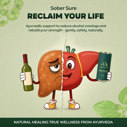 Sober Sure (Ayurvedic Support for Reducing Alcohol Cravings)