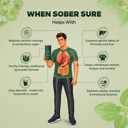 Sober Sure (Ayurvedic Support for Reducing Alcohol Cravings)