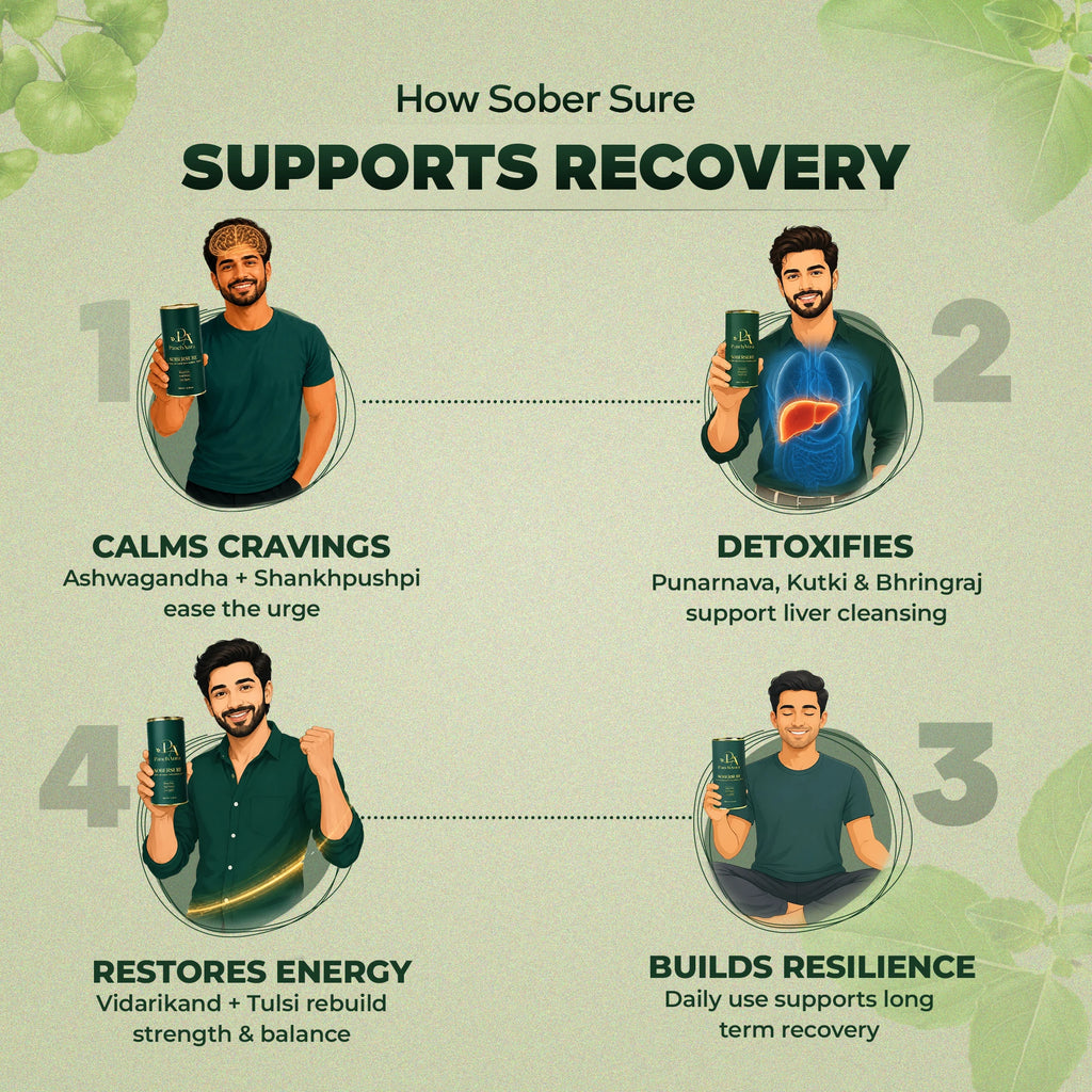 Sober Sure (Ayurvedic Support for Reducing Alcohol Cravings)