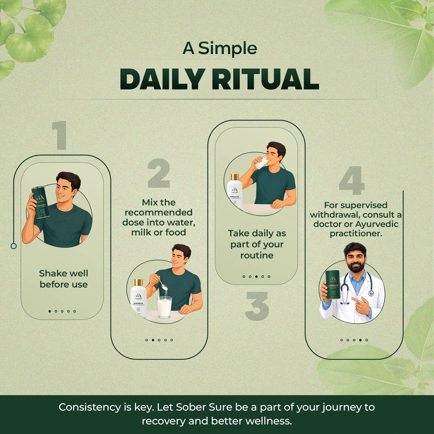 Sober Sure (Ayurvedic Support for Reducing Alcohol Cravings)