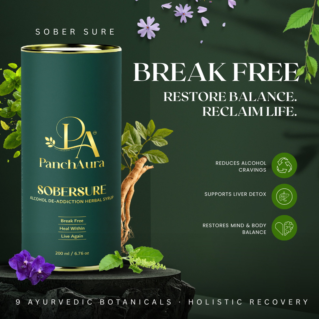 Sober Sure (Ayurvedic Support for Reducing Alcohol Cravings)